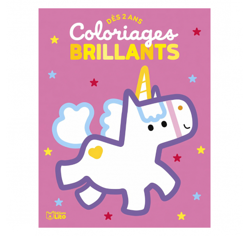 Coloriages Brillants Licornes - Livres et histoires | Edunova