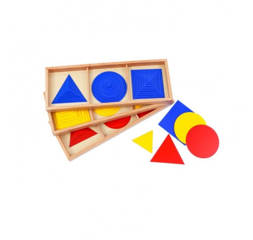 Formes Concentriques - Matériel Montessori | Edunova