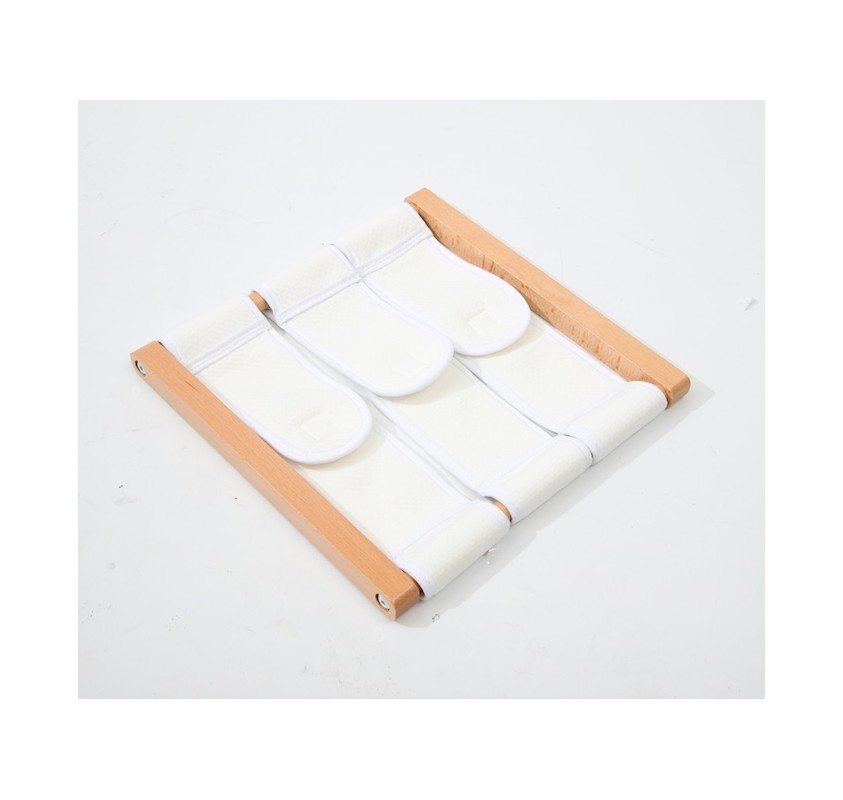 Petit Cadre D'habillage en Hêtre - Velcro - Matériel Montessori | Edunova