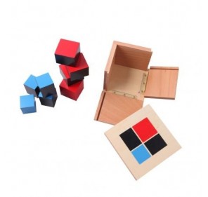 Cube du Binôme (en Hêtre) - Matériel Montessori | Edunova 2
