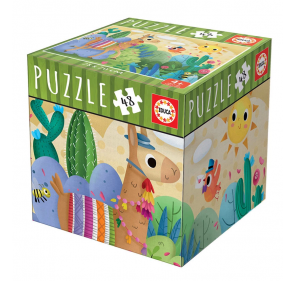 Puzzle 48 Pièces " Lama - Jeux éducatifs | Edunova