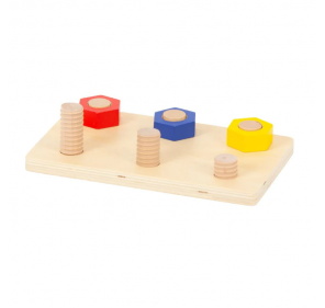 Planche À Boulons en Bois - Matériel Montessori | Edunova