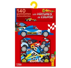 Gommettes : les Voitures de Course - Jeux éducatifs | Edunova