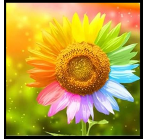 Peinture de Diamants 5d : Tournesol (30x30 Cm) - Arts créatifs | Edunova