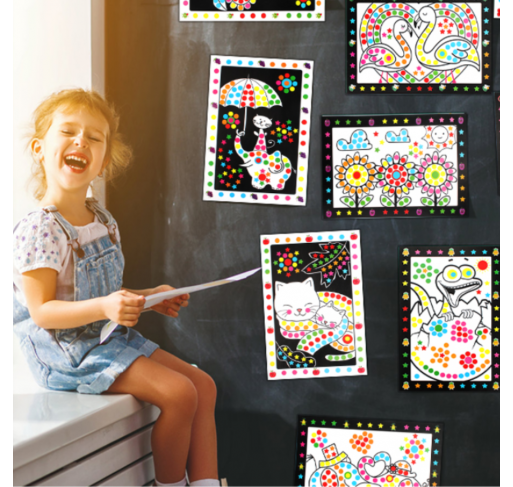 Kit Créatif Posters + Gommettes- Papillons | Edunova Maroc