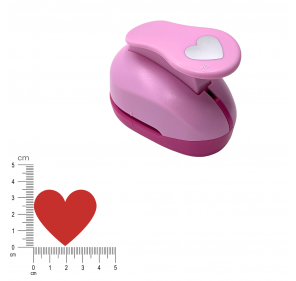 Grande Perforatrice Coeur 3,6 Cm - Arts créatifs | Edunova 2