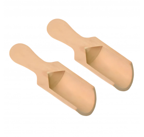2 Cuillères en Bois Montessori - Matériel Montessori | Edunova