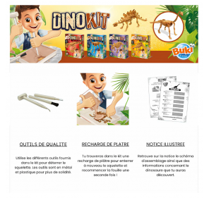 Dino Kit - Brachiosaure - Jeux éducatifs | Edunova 2